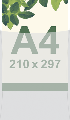 [SMBT4] SMBT4 - busta per protezione frontale per foglio A4 210x297