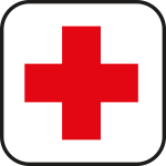 [SR103] SR103 - Etichetta adesiva rifrangente pronto soccorso