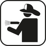 [SR112] SR112 - Etichetta adesiva rifrangente Vigili del Fuoco