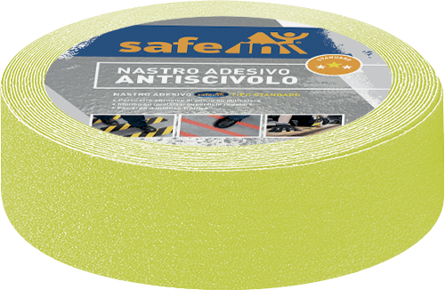 [SWDS50F] SWDS50F - rotolo antiscivolo tipo STANDARD h.mm 50 x m.18,3 colore GIALLO FLUO