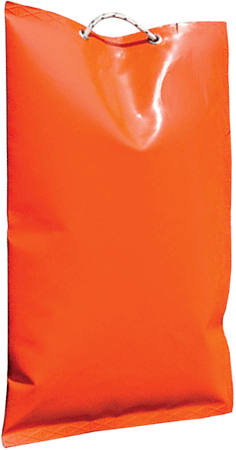 [SZ25] SZ25 - Sacco PVC zavorrabile con graniglia pietra