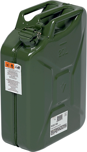 [TAN20] TAN20 - tanica in metallo omologata UN con tappo a vite capacita' lt.20