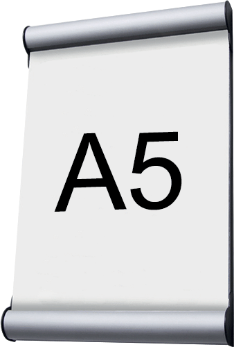 [TDC106] TDC106 - Targa murale composta da 2 profili apertura a scatto e protez.frontale