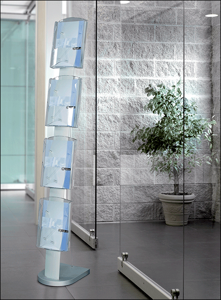 [TKPD104] TKPD104 - Portadepliant allum.anod.4 tasche f.toA4