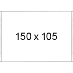 [TKPD105] TKPD105 - targa a parete senza cornice mm 150x105 con protezione frontale
