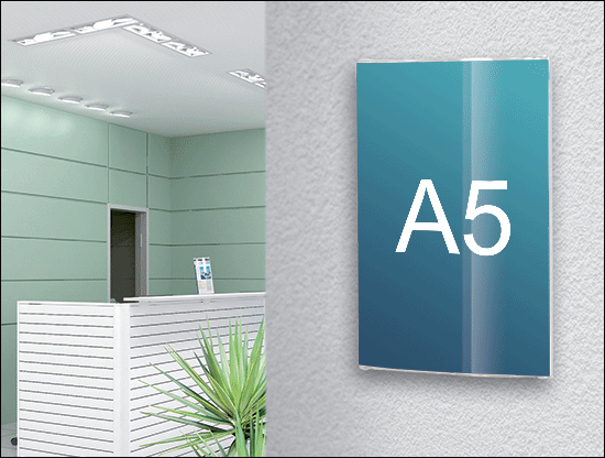 [TKPQ14] TKPQ14 - Targa murale o da banco convessa f.to A5