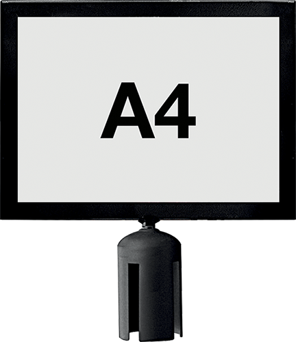 [TSA21O] TSA21O - porta avvisi A4 orizzontale per colonnine SAFE IN