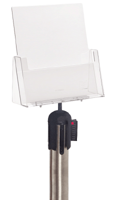 [TSAP05] TSAP05 - tasca porta depliant formato A4 per colonnine SAFE IN