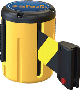 [TSMS05NY] TSMS05NY - testina SAFE IN in polipropilene con nastro 5 mt colore GIALLO/NERO