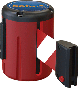 [TSMS05RW] TSMS05RW - testina SAFE IN in polipropilene con nastro 5 mt colore ROSSO/BIANCO