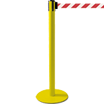[TSP204RW] TSP204RW - colonnina SAFE IN modello PLUS colore giallo con nastro BIANCO/ROSSO
