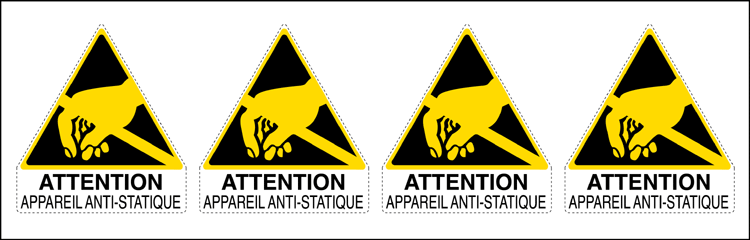 [YF95291B] YF95291B - Sheet n.4 label ATTENTION APPAREIL...