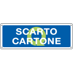 [2367] 2367 - Cartello informazione Scarto cartone