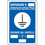 [2633] 2633 - Cartello DISPERSORE N. assicuratevi