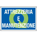 [2695] 2695 - Cartello qualità ATTREZZERIA E MANUTENZIONE