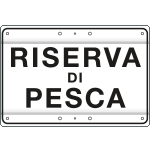 [3321] 3321 - Cartello RISERVA DI PESCA