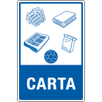 [3502] 3502 - cartello rifiuti "CARTA"