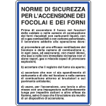 [3608] 3608 - Cartello NORME ACCENSIONE FOCOLARI E FORNI