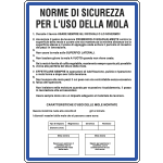 [3641] 3641 - Cartello NORME USO DELLA MOLA