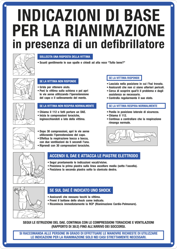 [3764] 3764 - indicazioni di base per la rianimazione in presenza di defibrillatore