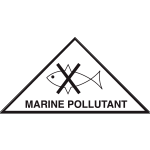 [9472] 9472 - Etichetta adesiva marine pollutant nero