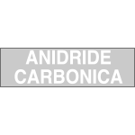 [9740] 9740 - Etichetta adesiva fondo grigio ANIDRIDE CARBONICA