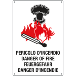 [31205] 31205 - cartello "PERICOLO INCENDIO"