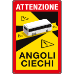 [66004] 66004 - cartello angoli ciechi per autobus  in italiano