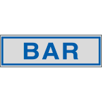 [96669] 96669 - Etichette argento BAR