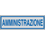 [96691] 96691 - Etichette argento AMMINISTRAZIONE