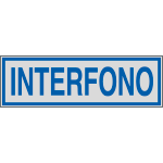 [96695] 96695 - Etichette argento INTERFONO
