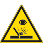 [1125Y] 1125Y - Cartello pericolo radiazioni da saldatura