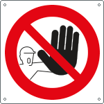 [1312K] 1312K - Cartello divieto di accesso