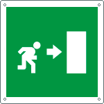 [15153KS] 15153KS - Etichetta adesiva uscita di emergenza destra