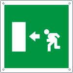 [15154KS] 15154KS - Etichetta adesiva uscita di emergenza sinistra