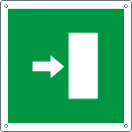 [15155W] 15155W - Cartello uscita di emergenza