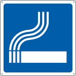 [15160KS] 15160KS - Etichetta adesiva posto fumo