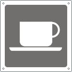 [15652W] 15652W - Cartello informazione bar