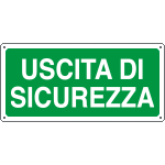 [16120X] 16120X - Cartello uscita di sicurezza