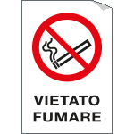 [2213S] 2213S - etichetta per vetri vietato fumare