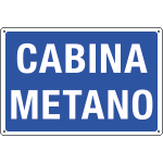 [3121S] 3121S - Etichetta adesiva CABINA METANO