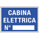 [3148S] 3148S - Etichetta adesiva CABINA ELETTRICA N.