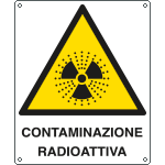 [416301K] 416301K - Cartello pericolo contaminazione radioattiva