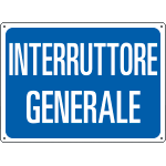 [4806S] 4806S - Etichetta INTERRUTTORE GENERALE