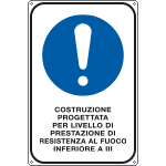 [5690Y] 5690Y - Cartello Costruzione progettata perm livello di prestazione...