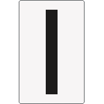 [8669BN] 8669BN - Cartello lettera I per contrassegnare