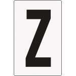 [8930BN] 8930BN - Cartello lettera Z per contrassegnare