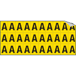 [903A] 903A - Foglio n.30 etichette adesive G/N lettera A