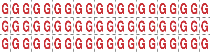 [910G] 910G - Foglio n.60 etichette adesive B/R lettera G