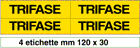 [9122B] 9122B - Foglio n. 4 etichette adesive TRIFASE